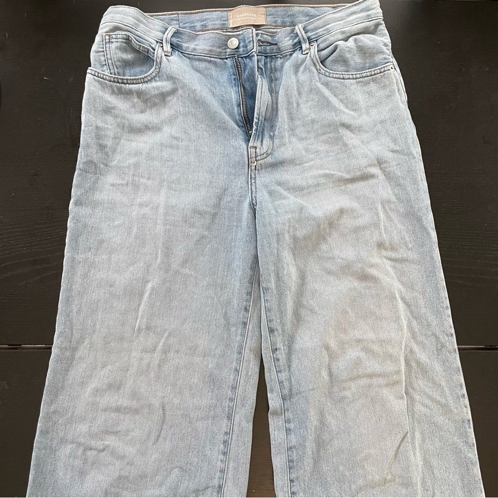 Everlane - Light denim wide leg jeans - Size 29